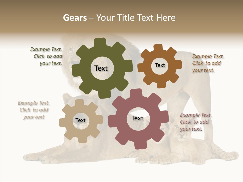 Isolated Pair Many PowerPoint Template