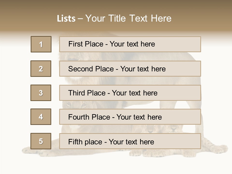 Isolated Pair Many PowerPoint Template
