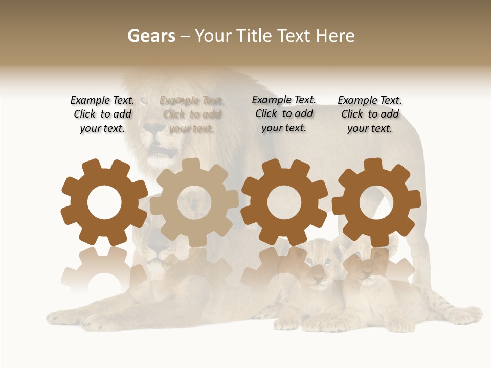 Isolated Pair Many PowerPoint Template