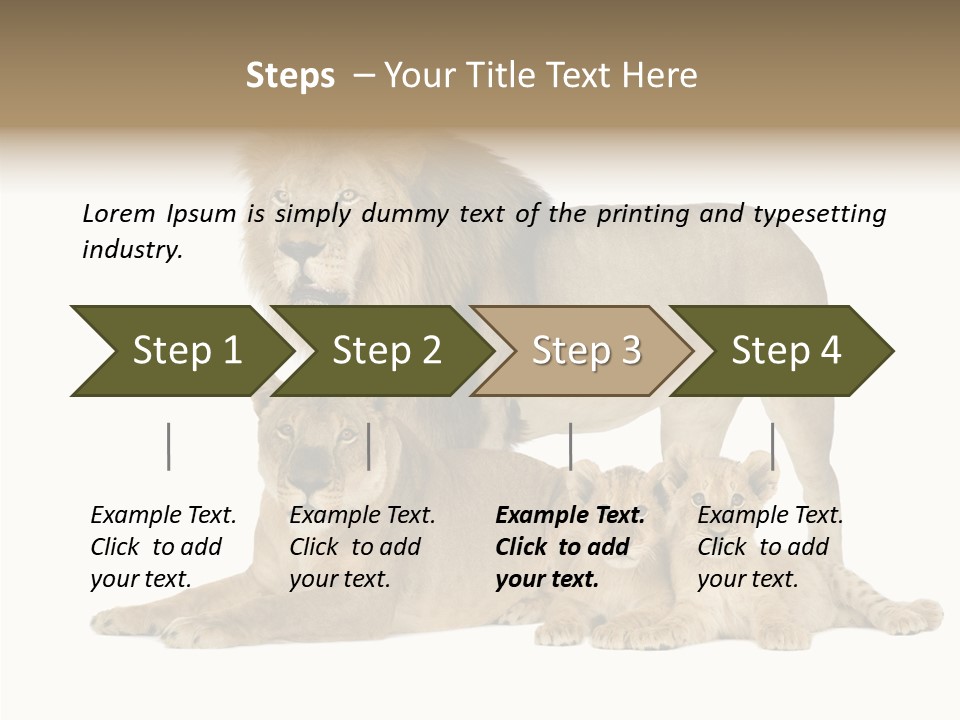 Isolated Pair Many PowerPoint Template