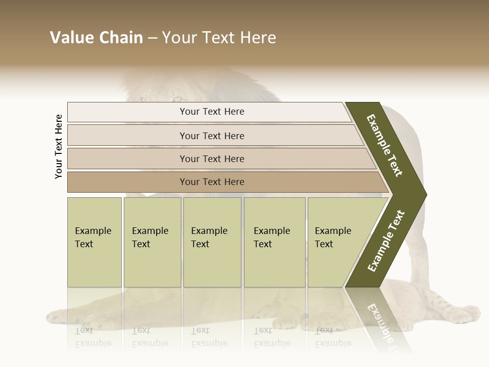 Isolated Pair Many PowerPoint Template