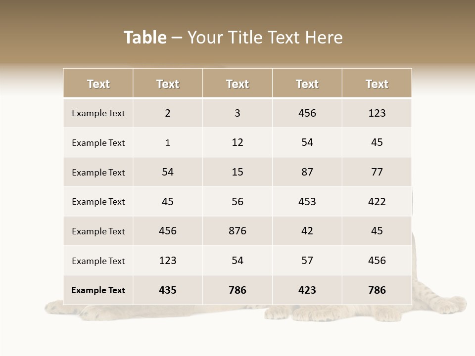Isolated Pair Many PowerPoint Template