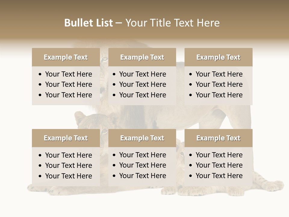 Isolated Pair Many PowerPoint Template
