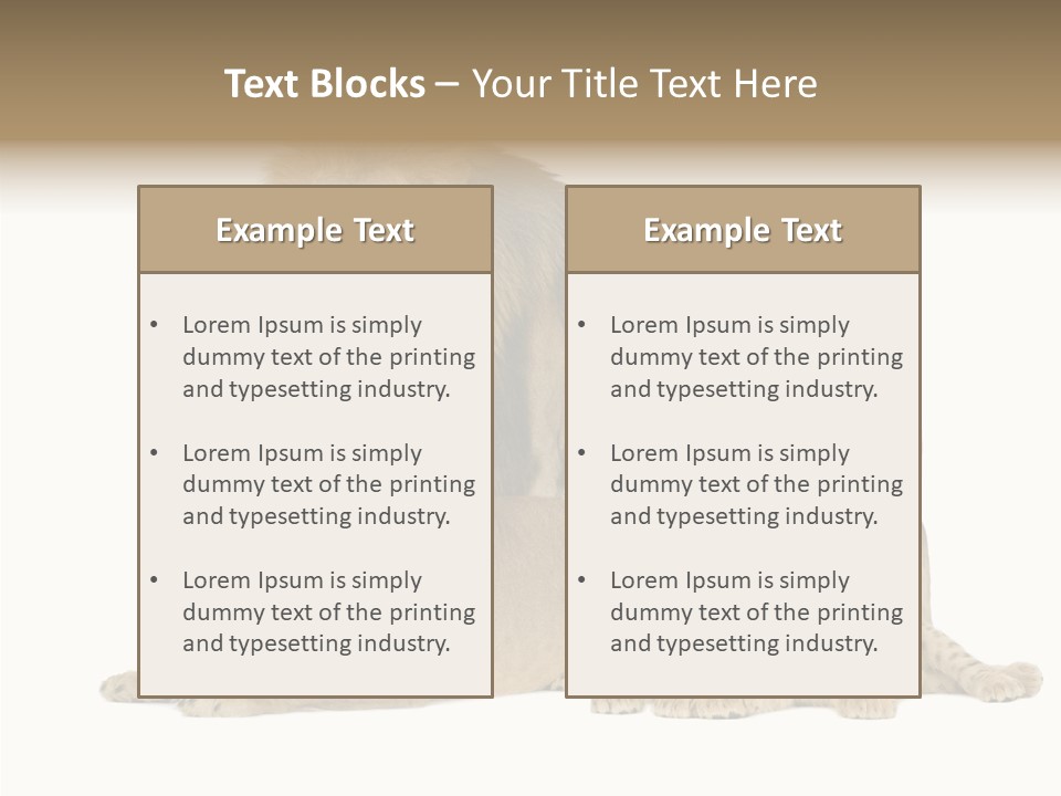 Isolated Pair Many PowerPoint Template