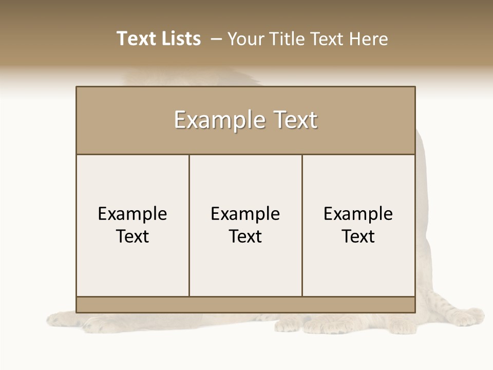 Isolated Pair Many PowerPoint Template