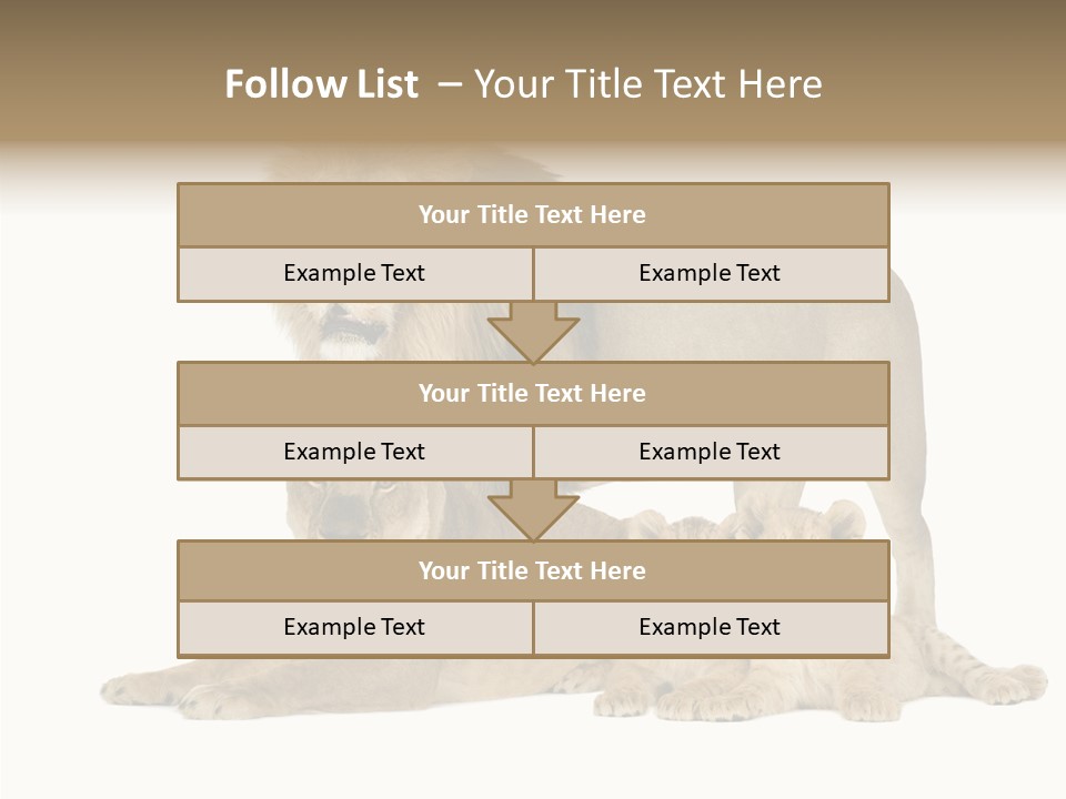 Isolated Pair Many PowerPoint Template
