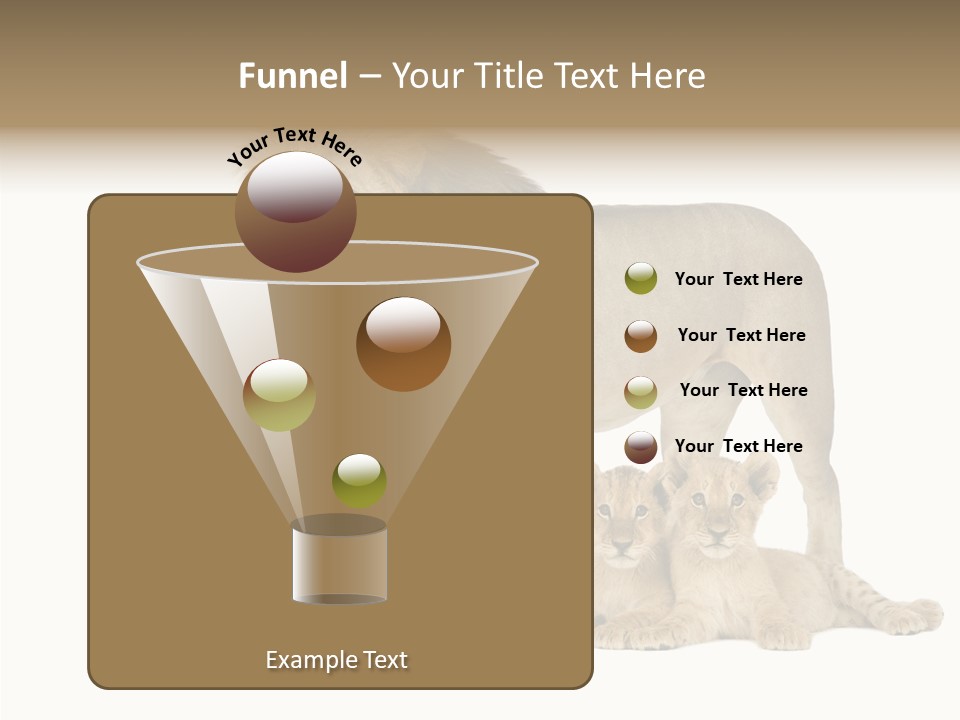 Isolated Pair Many PowerPoint Template