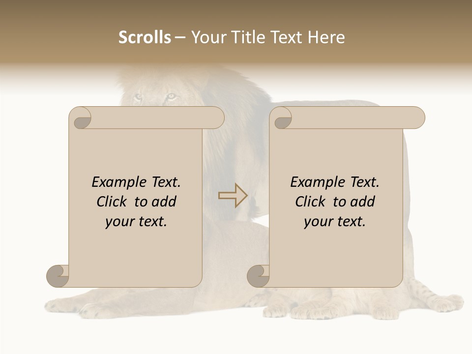 Isolated Pair Many PowerPoint Template