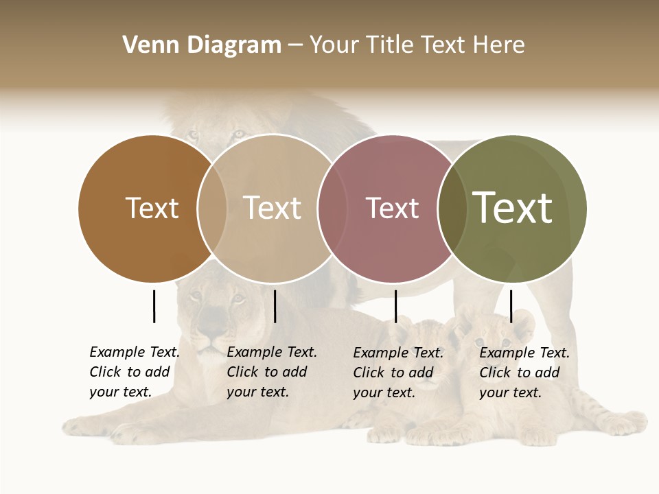 Isolated Pair Many PowerPoint Template