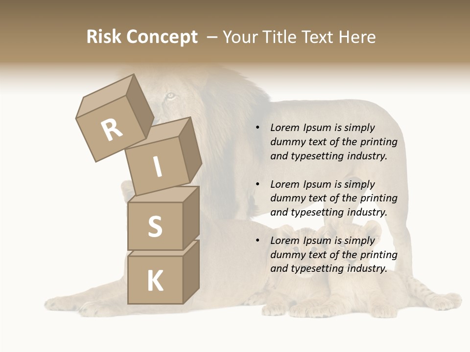 Isolated Pair Many PowerPoint Template