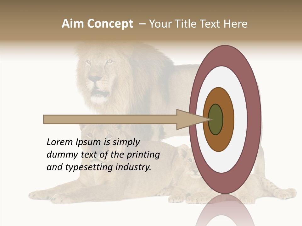 Isolated Pair Many PowerPoint Template