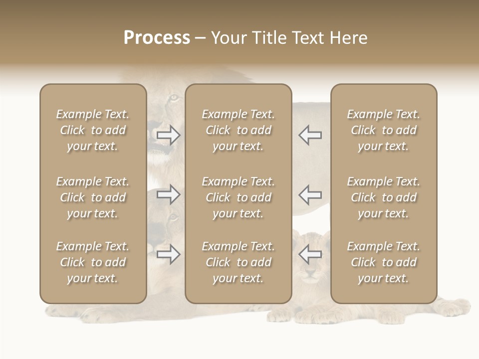 Isolated Pair Many PowerPoint Template