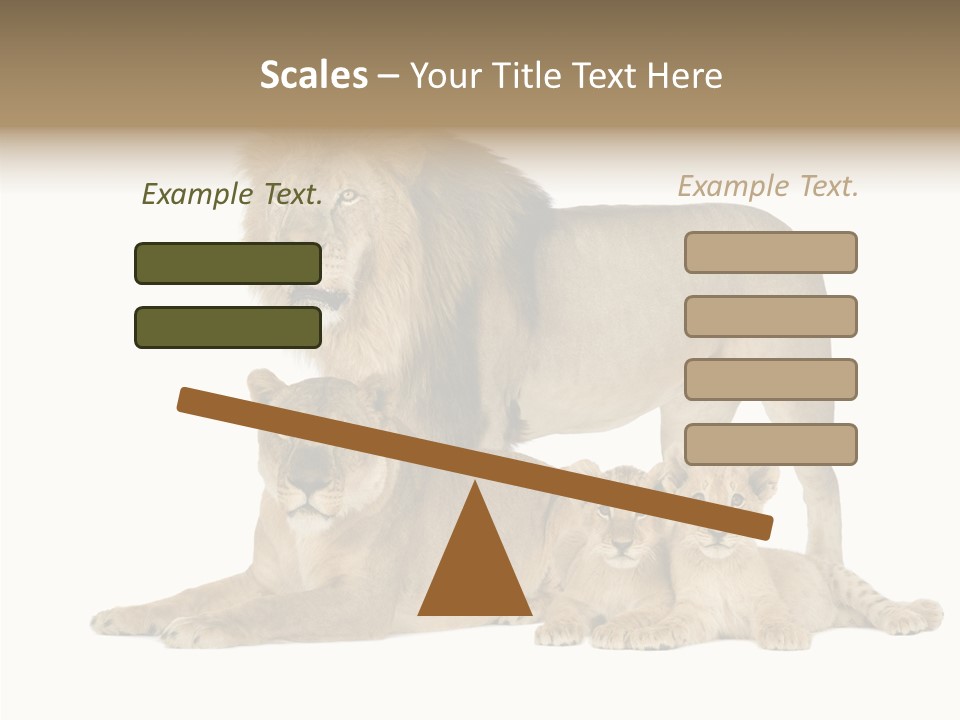 Isolated Pair Many PowerPoint Template