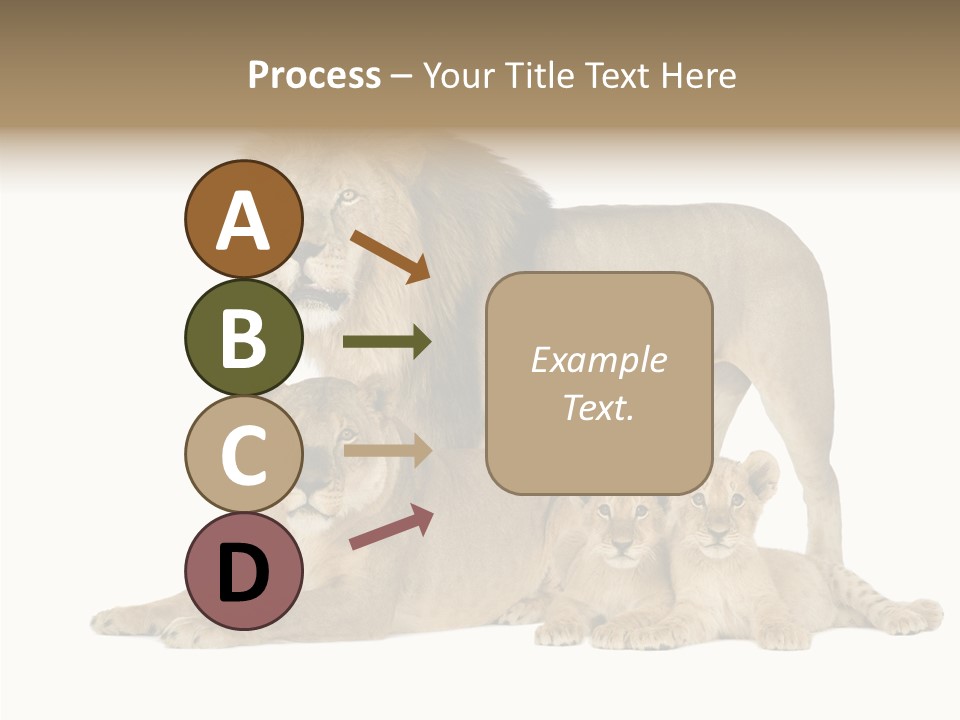 Isolated Pair Many PowerPoint Template