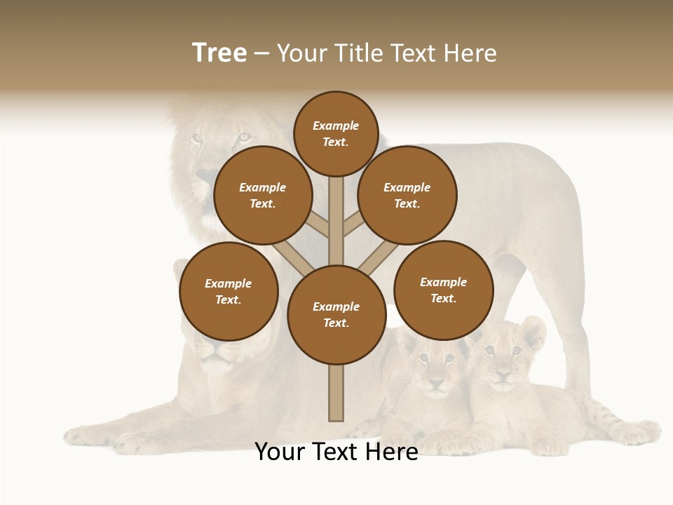 Isolated Pair Many PowerPoint Template