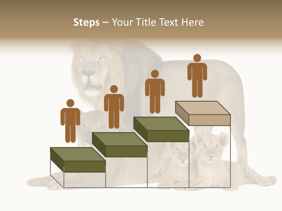 Isolated Pair Many PowerPoint Template