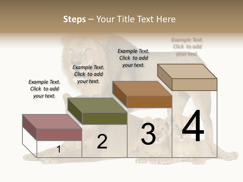 Isolated Pair Many PowerPoint Template