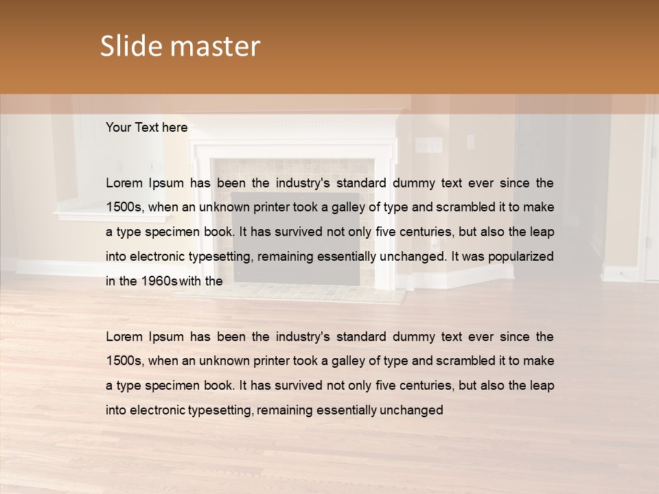 Room Conference Board PowerPoint Template