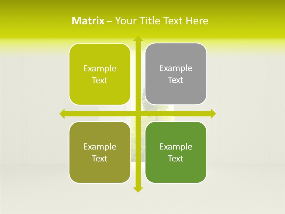 Freedom Domestic Door PowerPoint Template