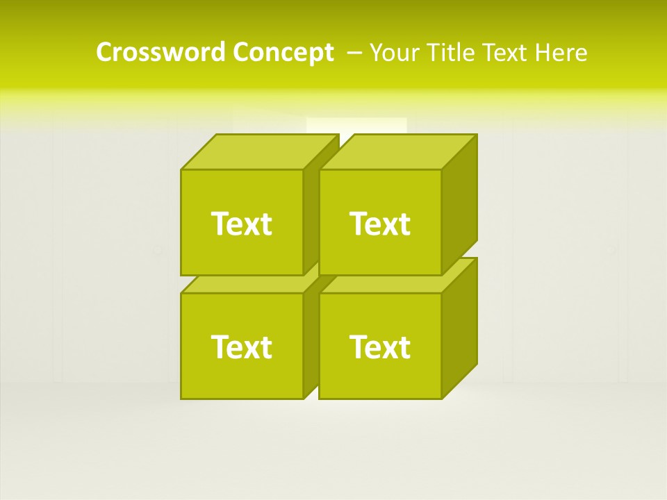 Freedom Domestic Door PowerPoint Template