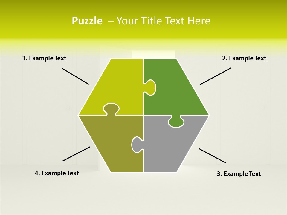 Freedom Domestic Door PowerPoint Template