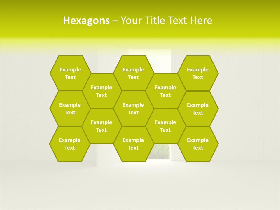 Freedom Domestic Door PowerPoint Template