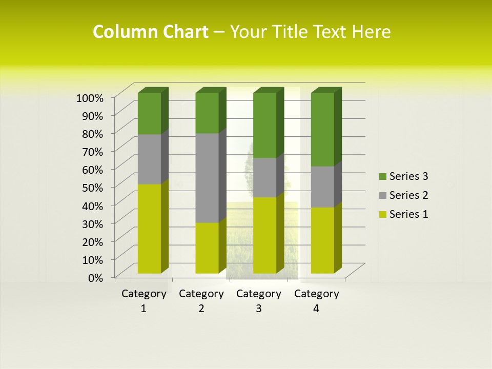 Freedom Domestic Door PowerPoint Template