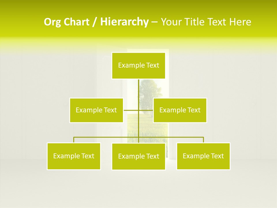Freedom Domestic Door PowerPoint Template