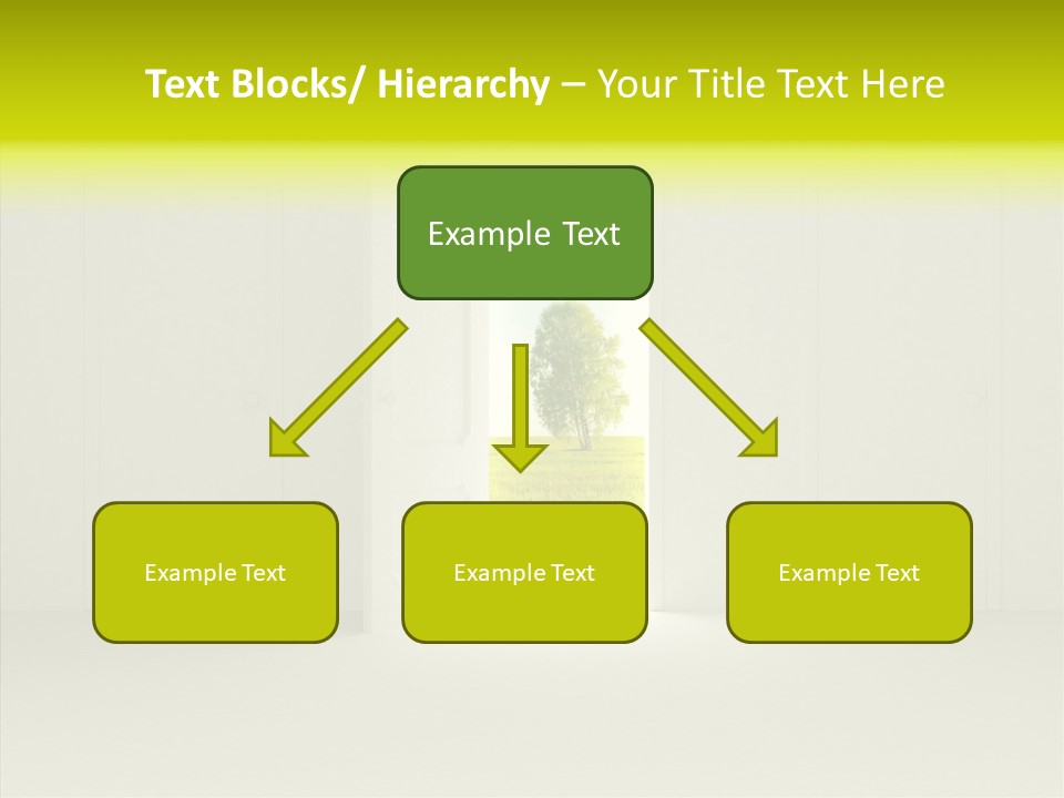 Freedom Domestic Door PowerPoint Template