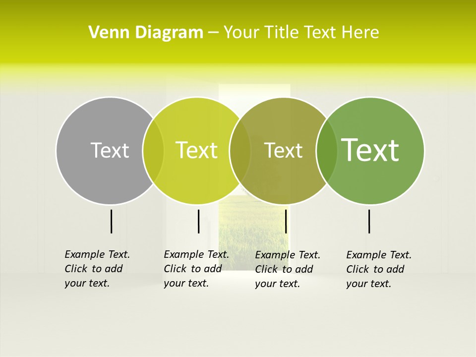 Freedom Domestic Door PowerPoint Template