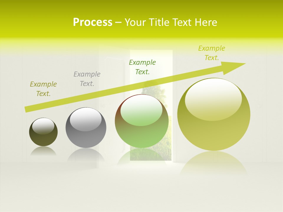 Freedom Domestic Door PowerPoint Template
