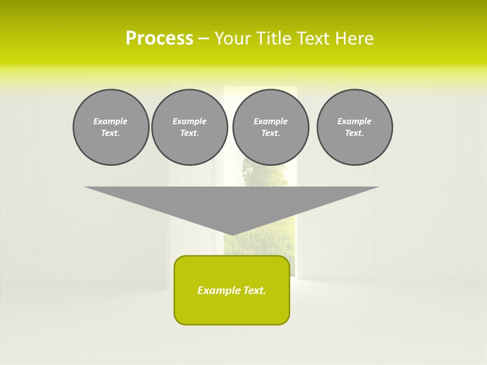 Freedom Domestic Door PowerPoint Template