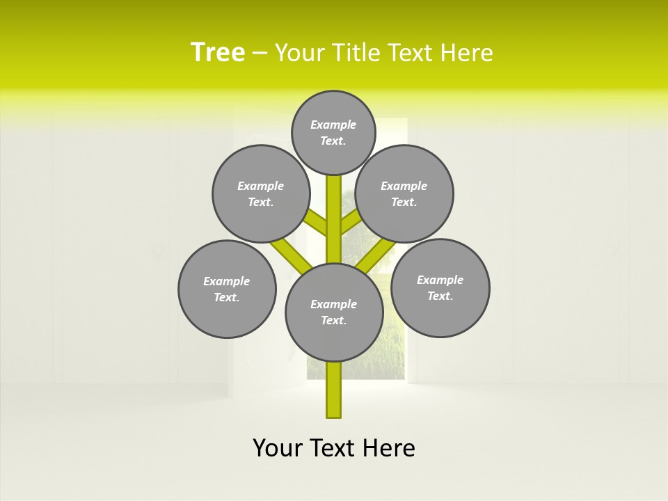 Freedom Domestic Door PowerPoint Template