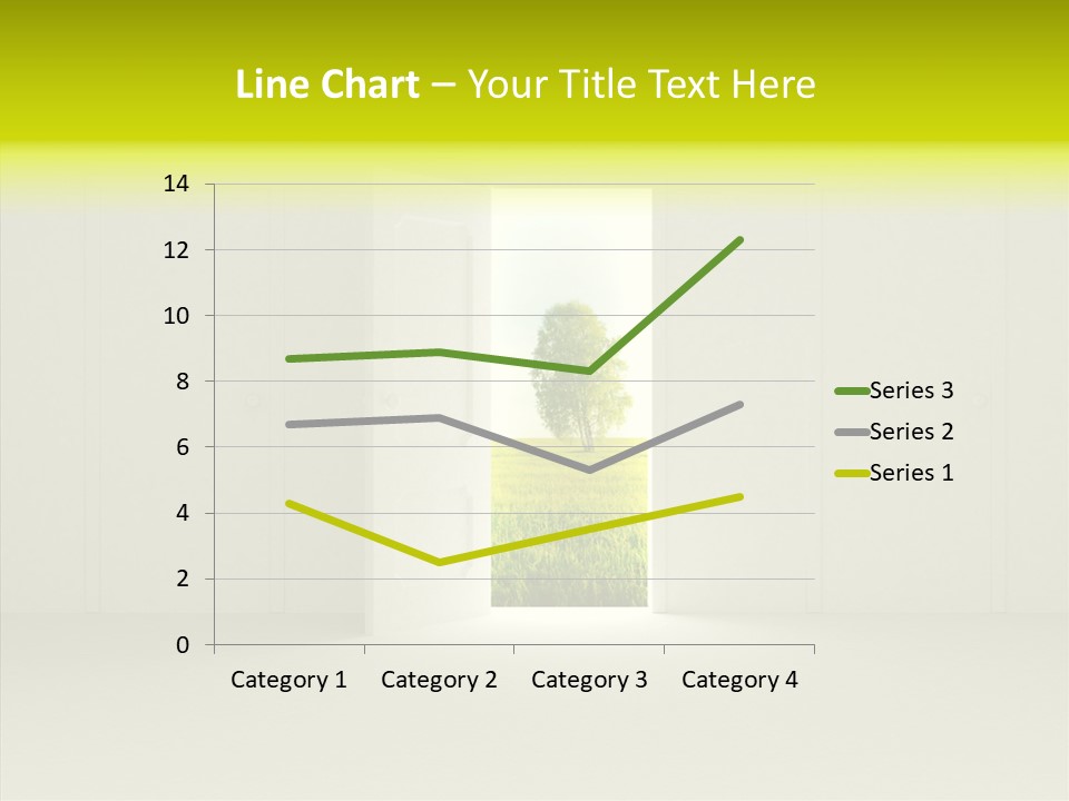 Freedom Domestic Door PowerPoint Template