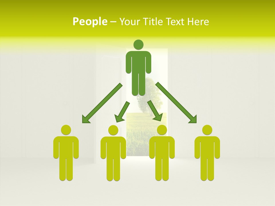 Freedom Domestic Door PowerPoint Template