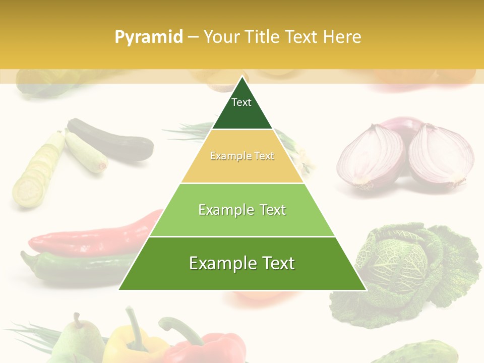 Apple Cabbage Vegetable PowerPoint Template