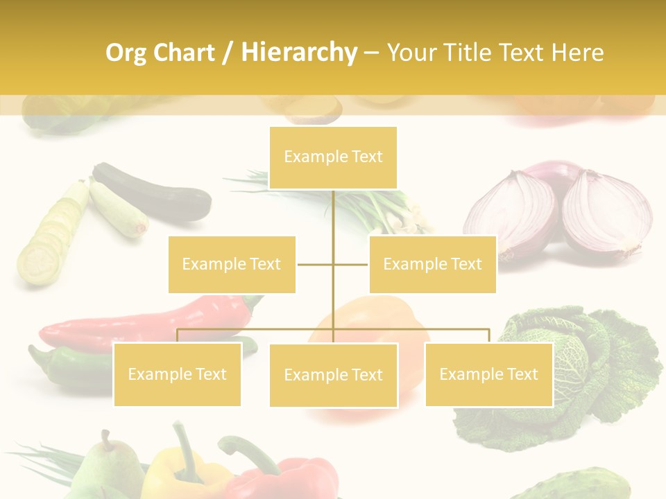 Apple Cabbage Vegetable PowerPoint Template