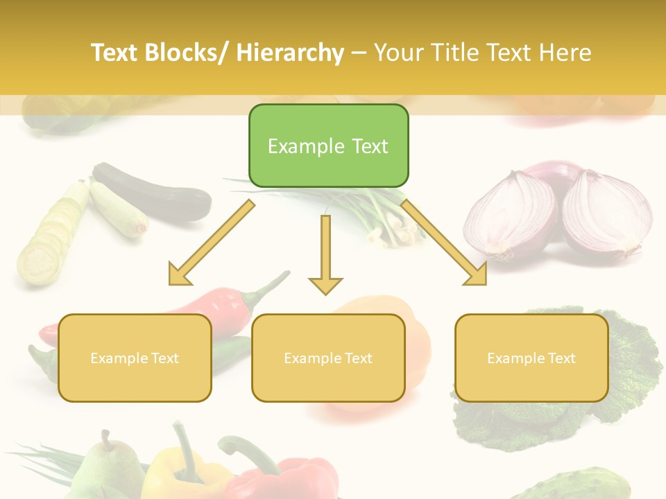 Apple Cabbage Vegetable PowerPoint Template