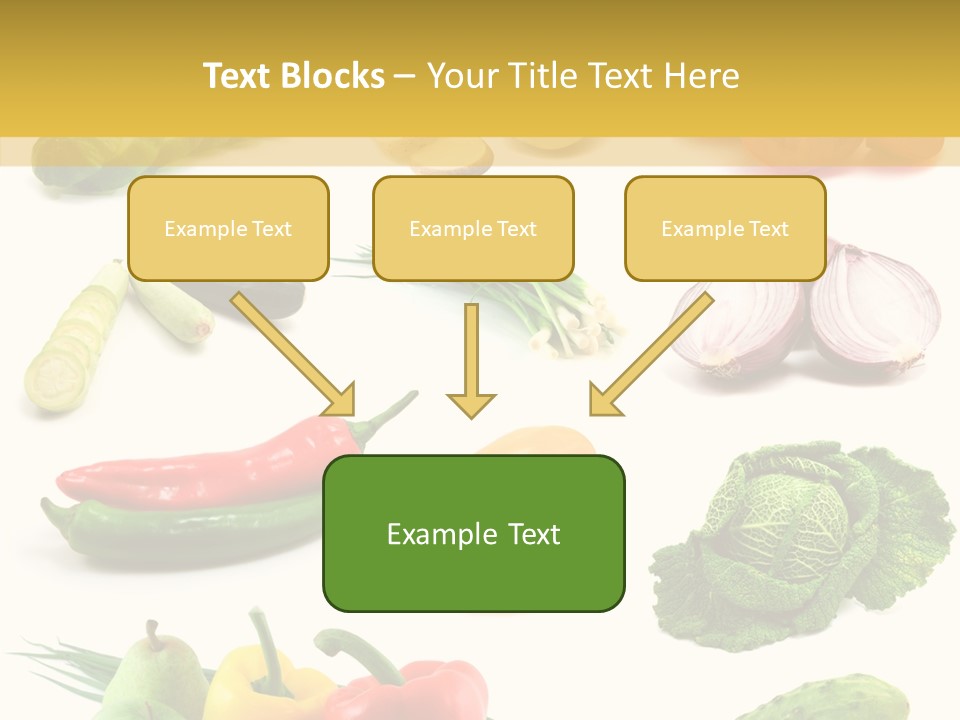 Apple Cabbage Vegetable PowerPoint Template