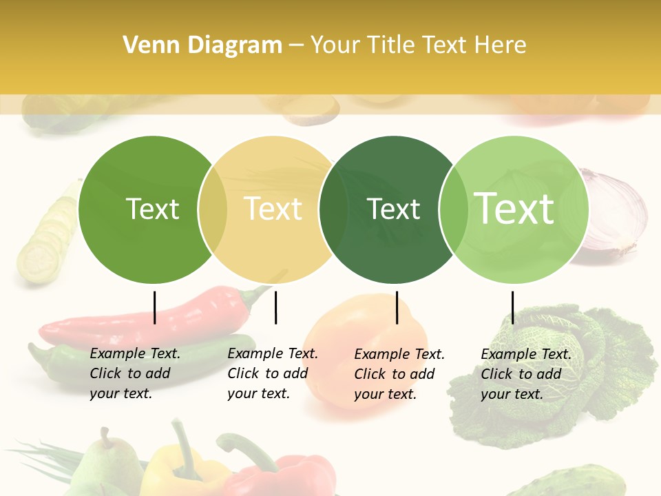 Apple Cabbage Vegetable PowerPoint Template