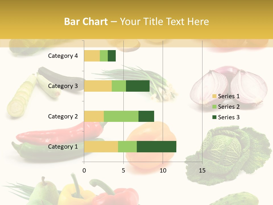 Apple Cabbage Vegetable PowerPoint Template