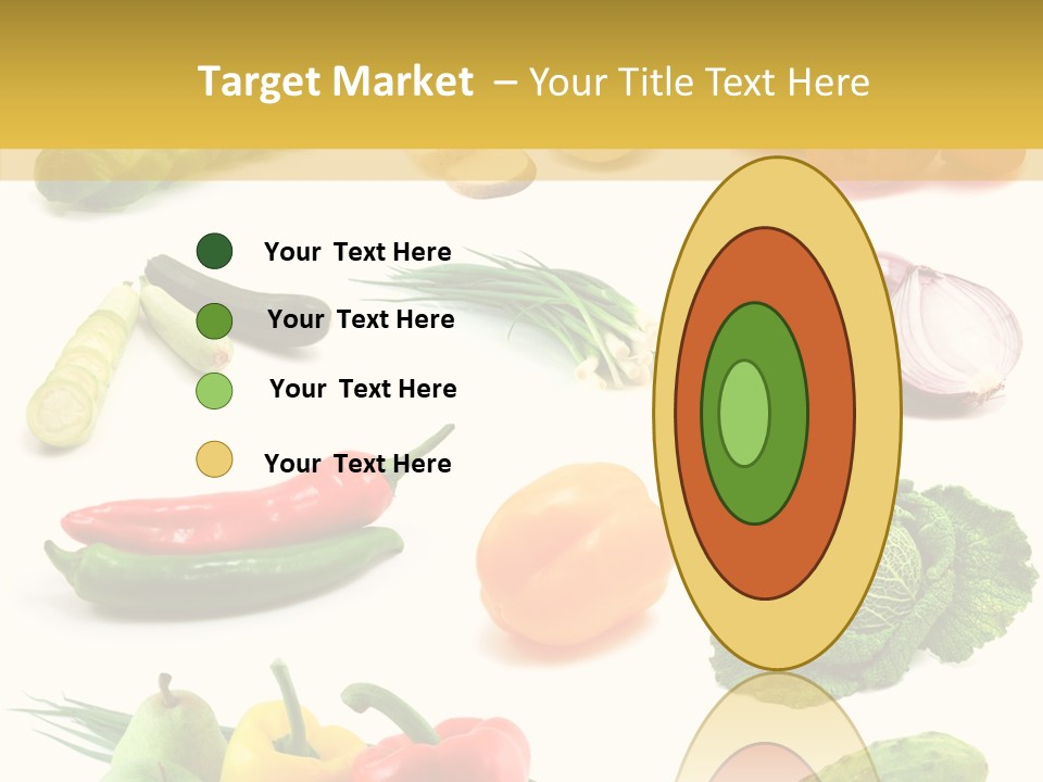 Apple Cabbage Vegetable PowerPoint Template