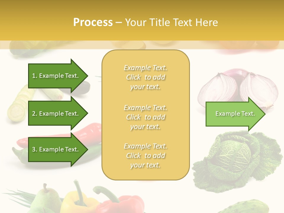 Apple Cabbage Vegetable PowerPoint Template