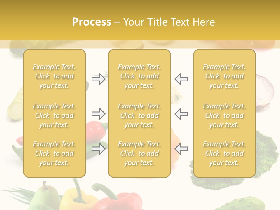 Apple Cabbage Vegetable PowerPoint Template