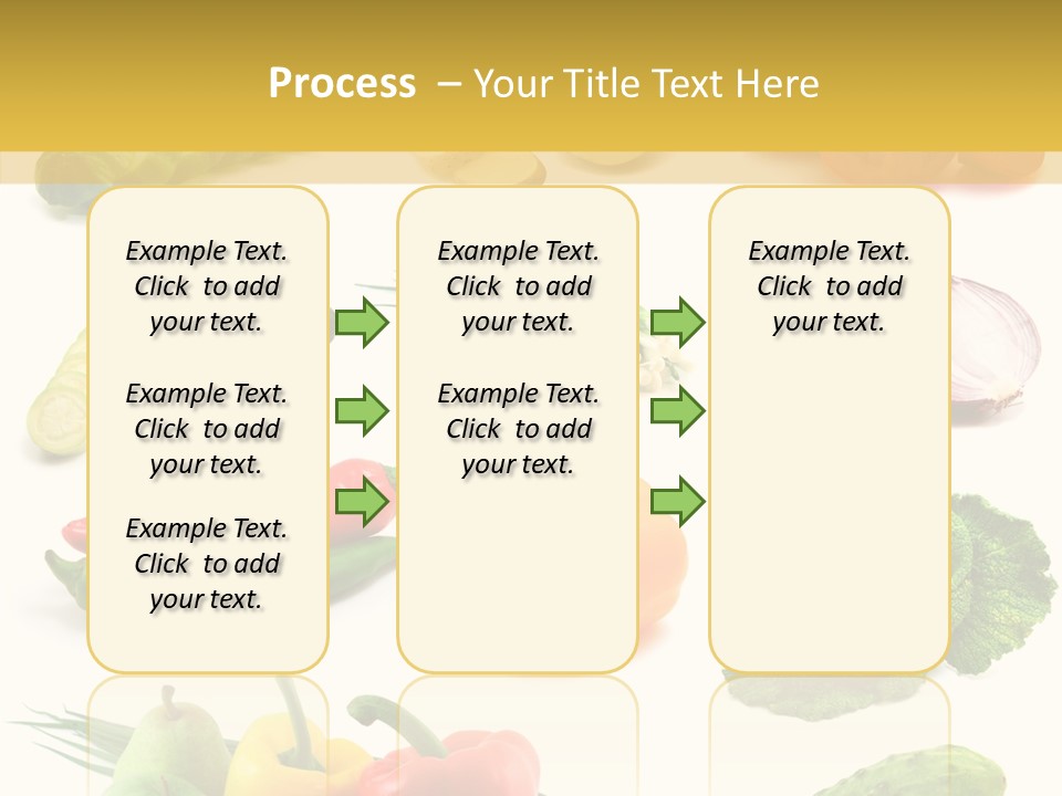 Apple Cabbage Vegetable PowerPoint Template