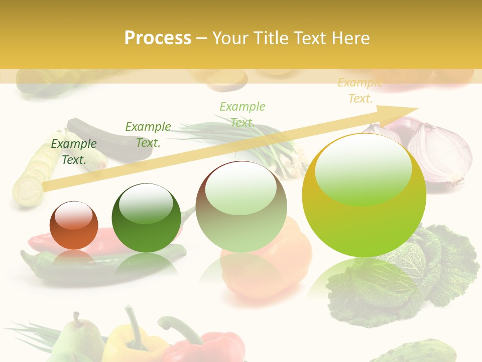 Apple Cabbage Vegetable PowerPoint Template