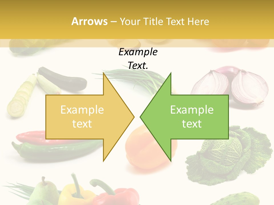 Apple Cabbage Vegetable PowerPoint Template
