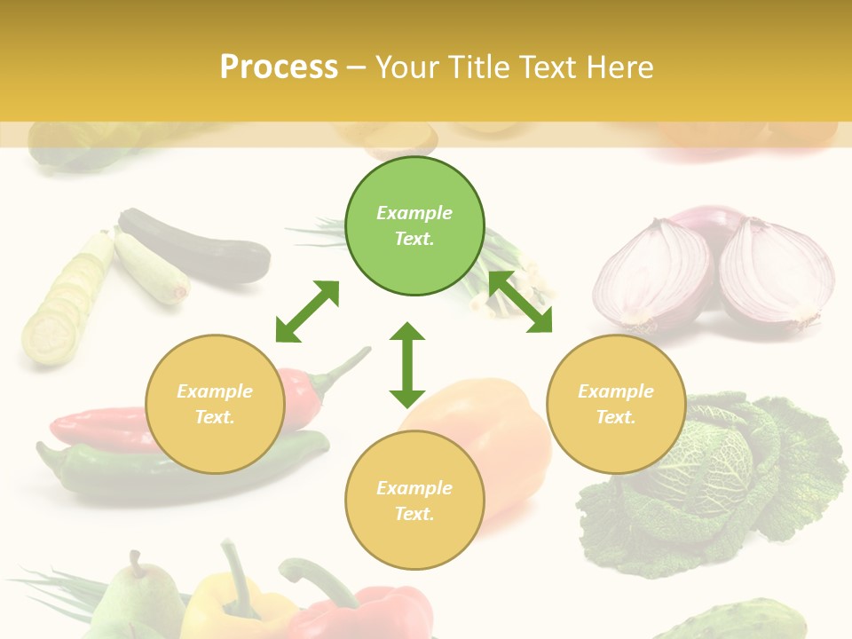 Apple Cabbage Vegetable PowerPoint Template