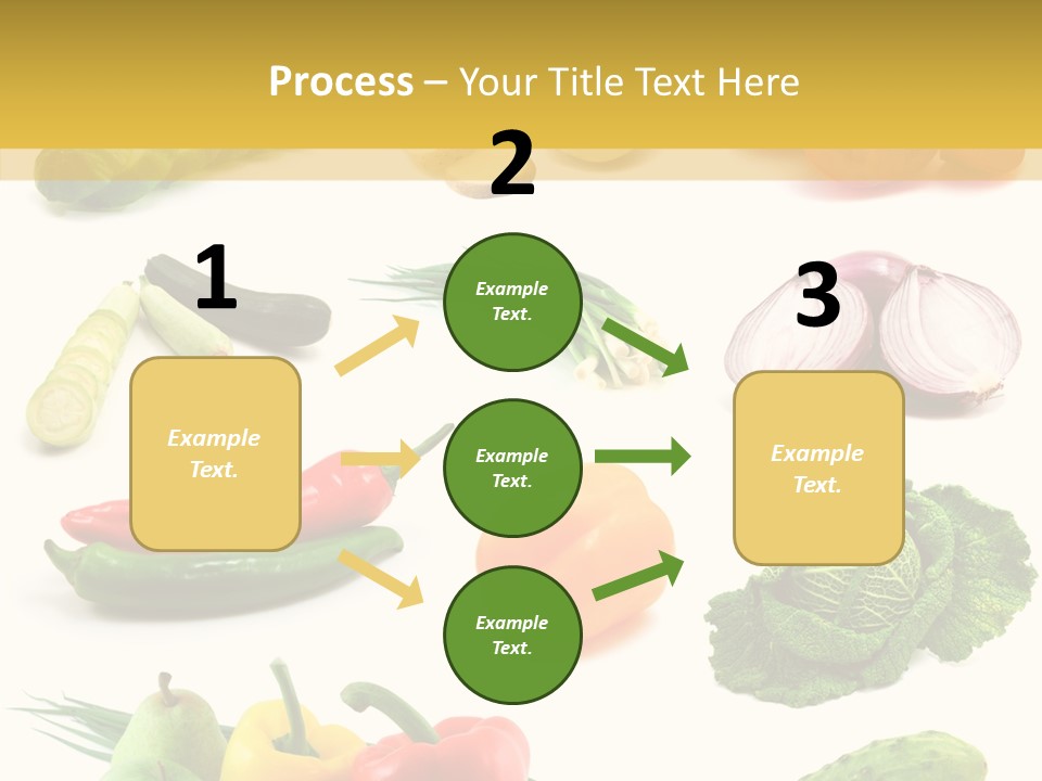 Apple Cabbage Vegetable PowerPoint Template