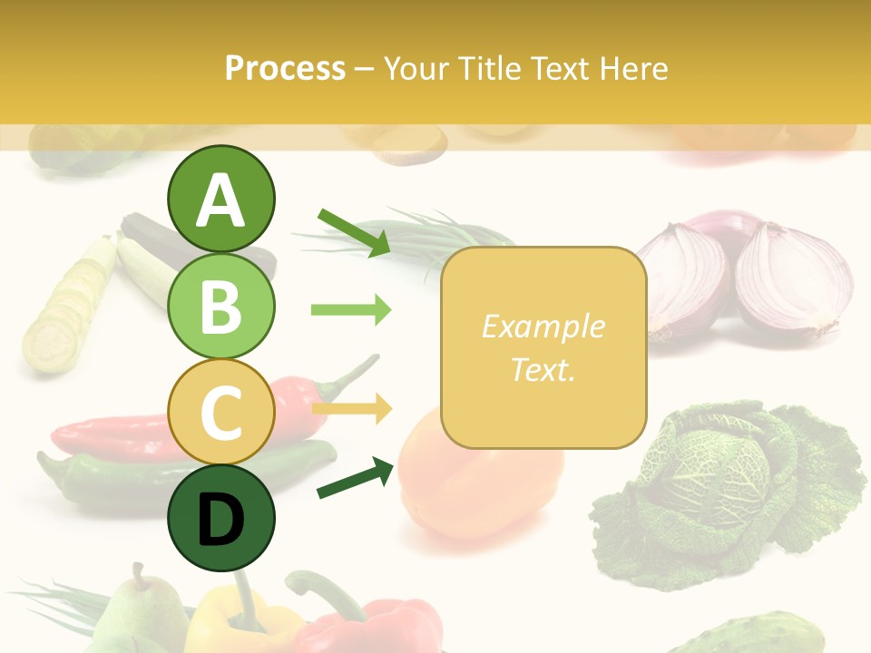 Apple Cabbage Vegetable PowerPoint Template